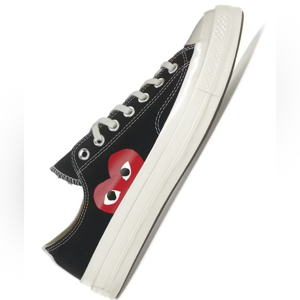 ♦️ CDG converse play low | Size M 8.5 / W 10.5 | Preowned with Box ✅